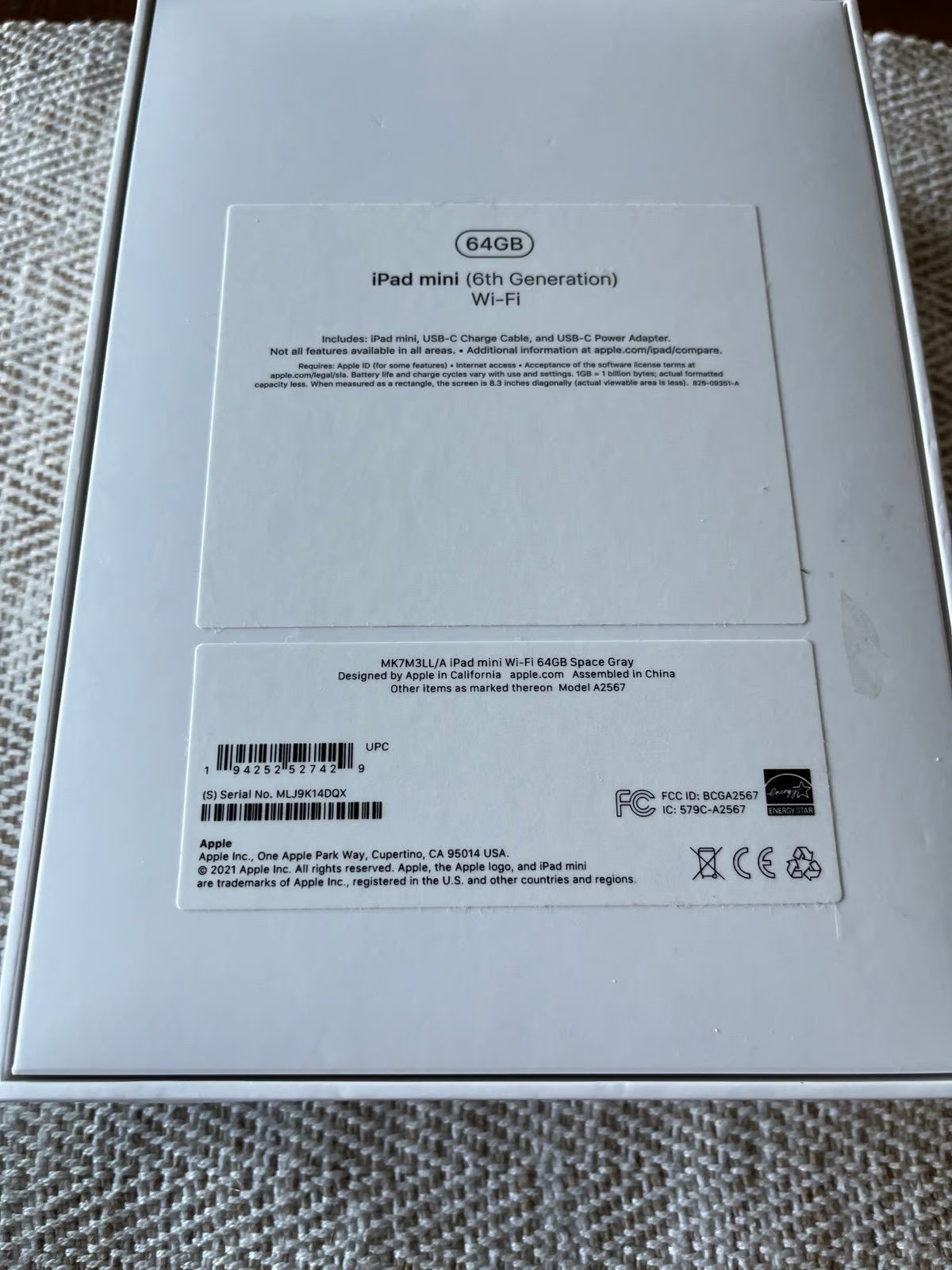 Apple iPad Mini 6th Generation with AppleCare 9Z27