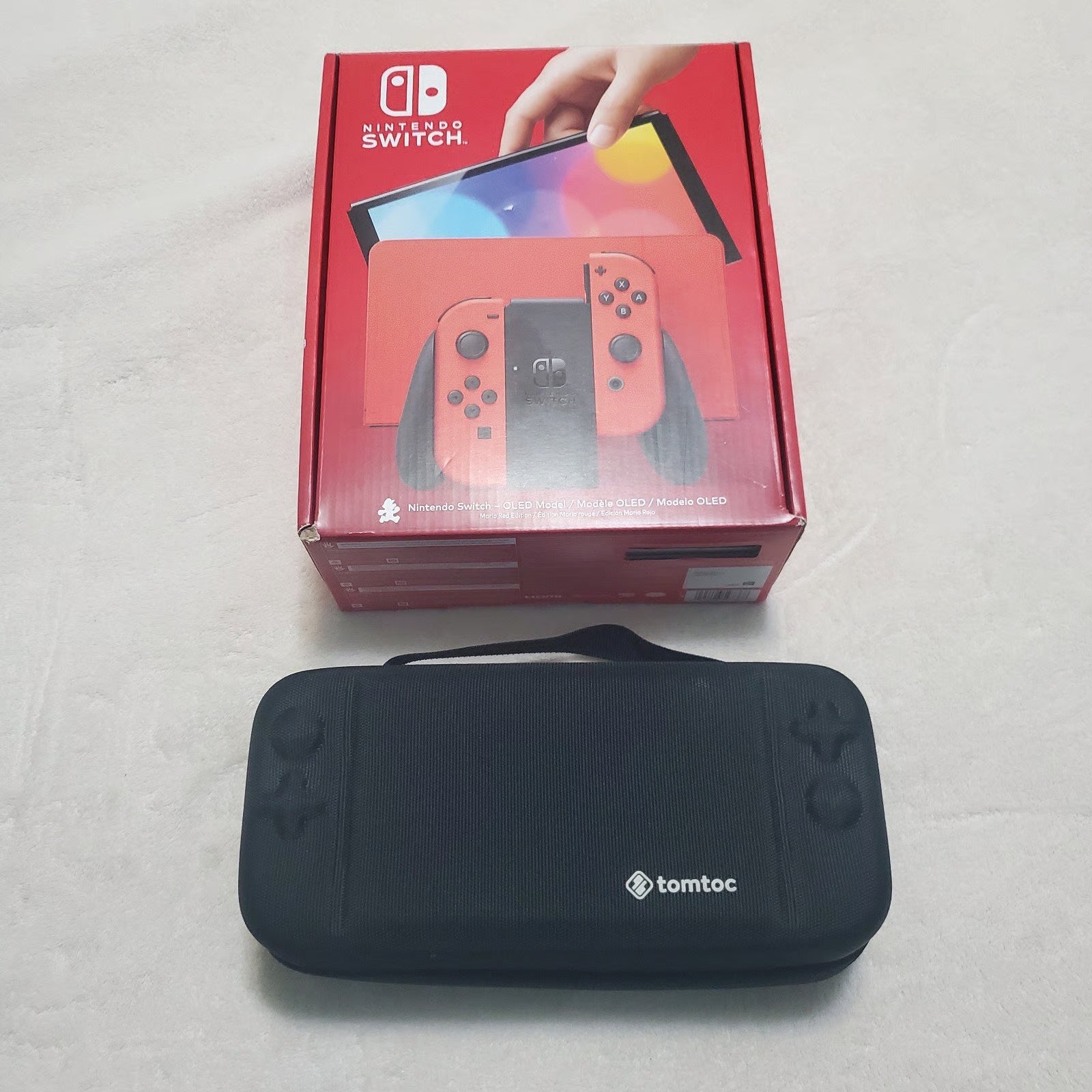 Nintendo switch oled mario with hekate rp-2040 128gb memory and all games free 1B21