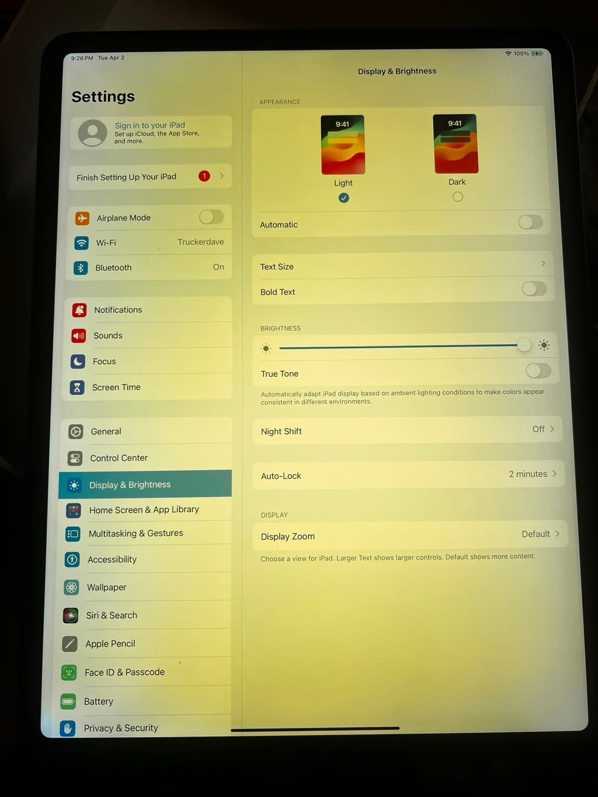 Apple iPadpro 12.9 3rd generation  64gb used 1S55