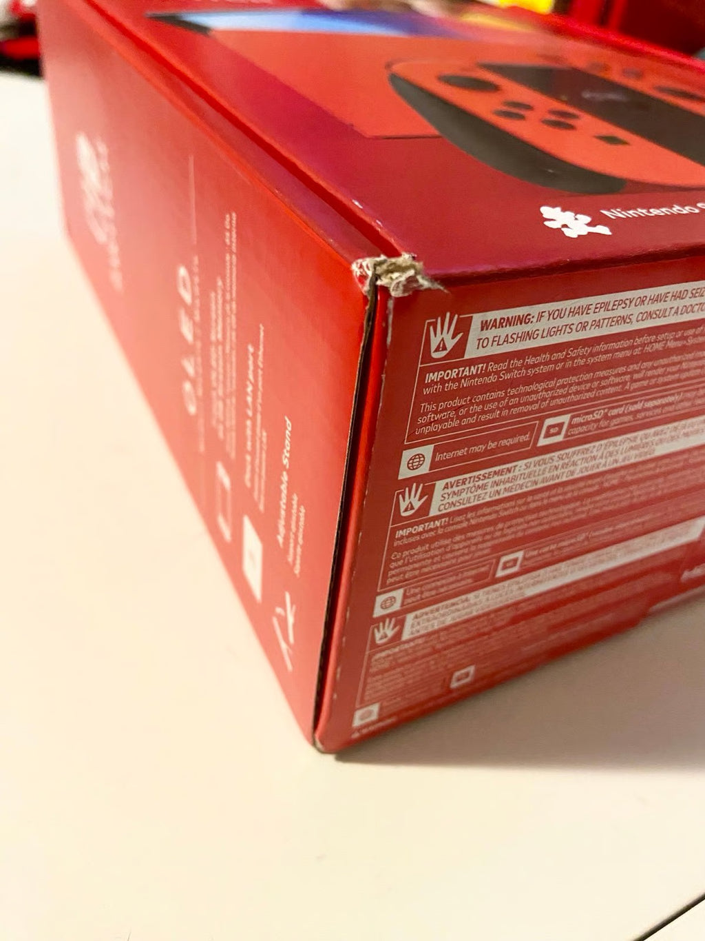 Nintendo Switch OLED Mario Red Edition US version NEW Sealed FREE SHIPPING 9G77