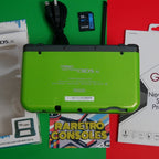 DUAL IPS New Nintendo 3DS XL in Lime Green W/ 32GB, charger, stylus & 60+ games