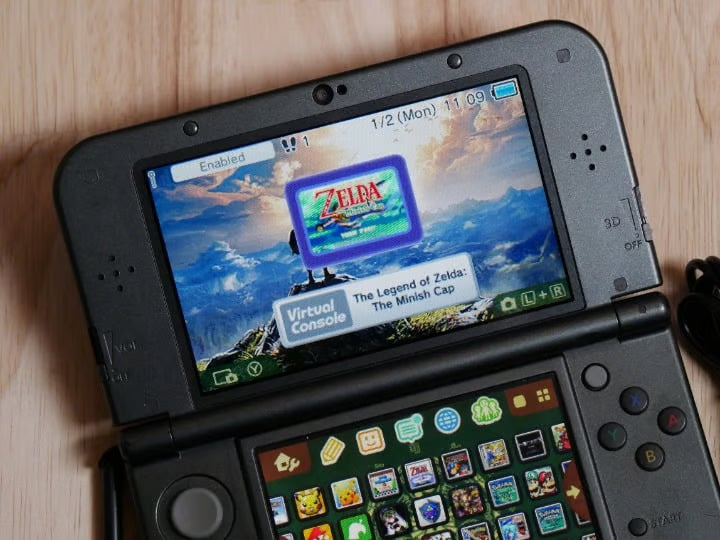 Dual IPS New Nintendo 3DS XL The Legend of Zelda: Majora's Mask W/ 32GB & Games