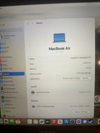 macbook air 2020 rose gold m1 upgraded and have original box 8O86
