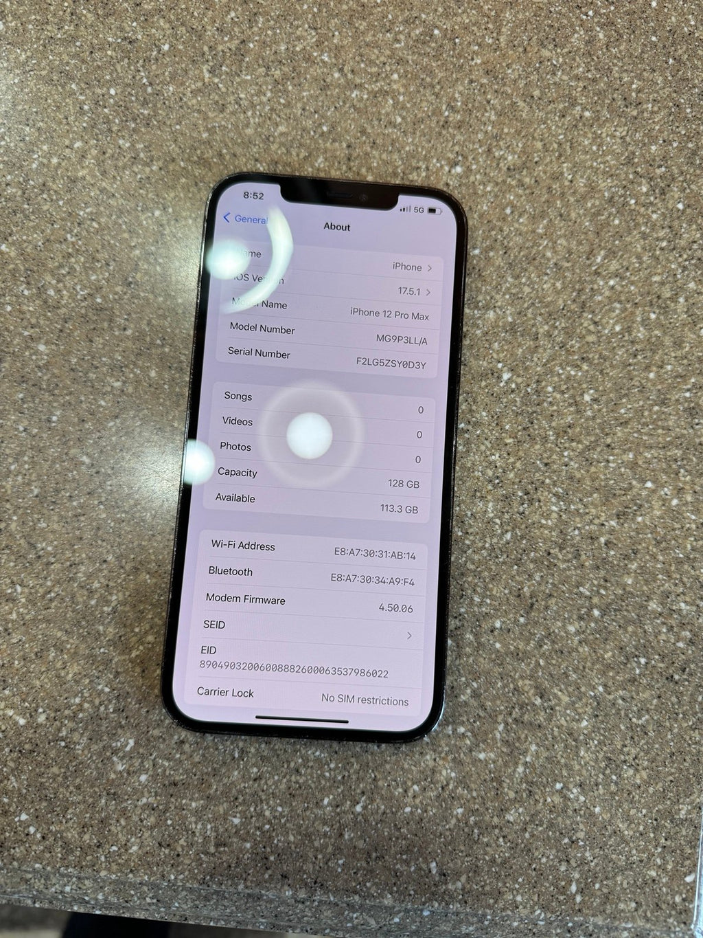 UNLOCKED iPhone 12 Pro Max 8P82