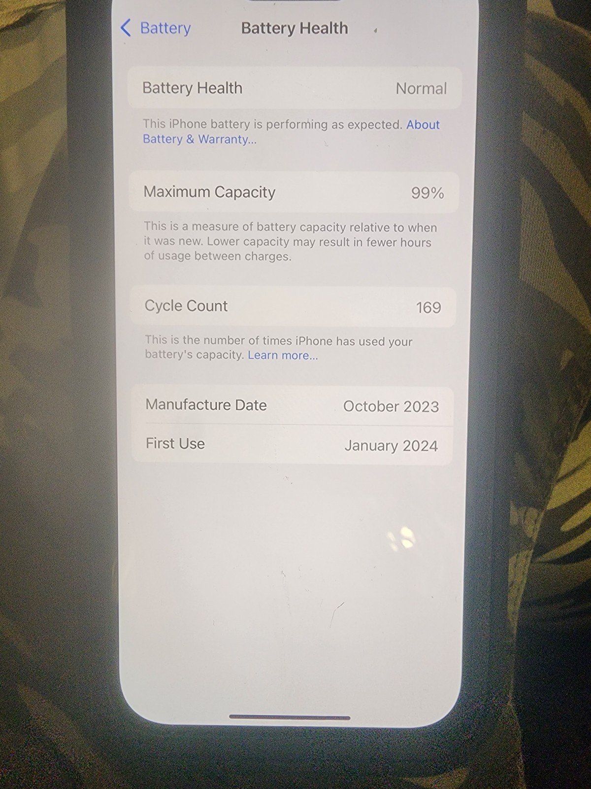 Unlocked apple iPhone 15 128g 1B91