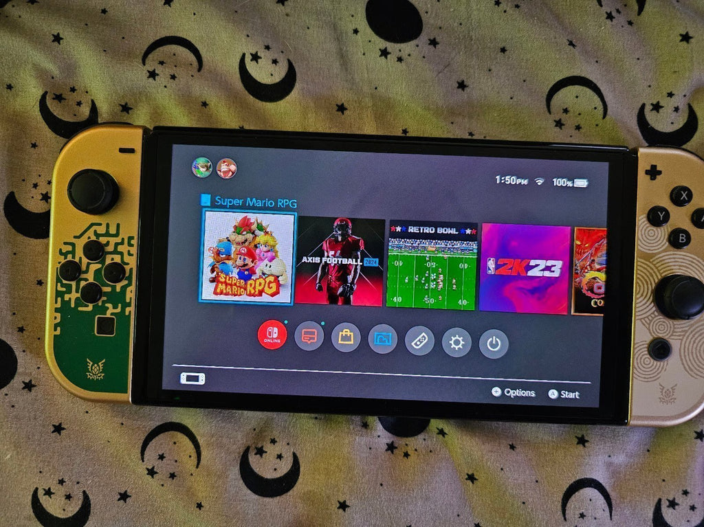 Nintendo Switch OLED Limited Edition Zelda Edition Bundle 3Z82