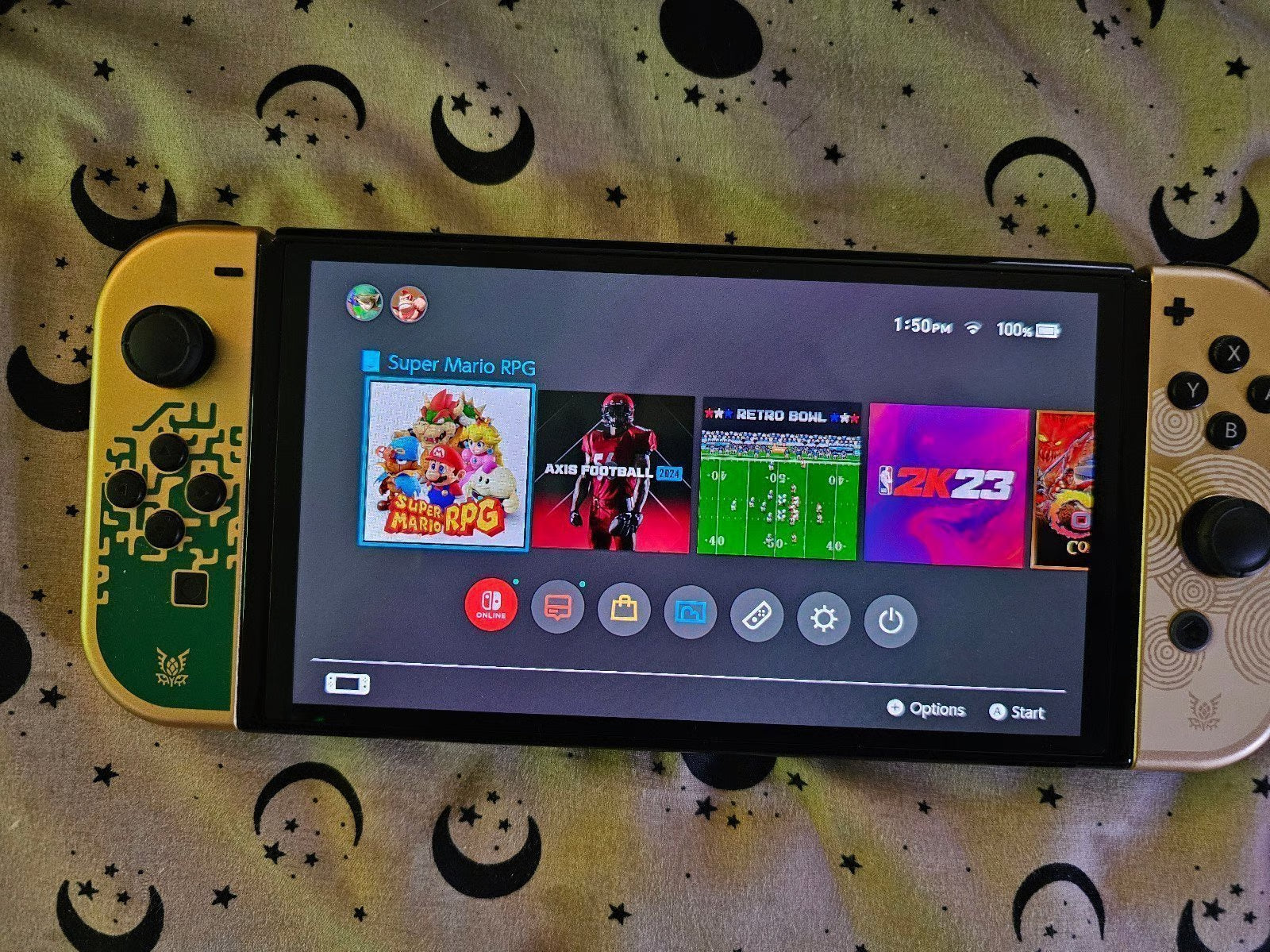 Nintendo Switch OLED Limited Edition Zelda Edition Bundle 3Z82