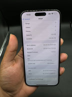 Apple iPhone 15 pro max 256gb Black titanium For  TMobile/sprint/metro 5H53