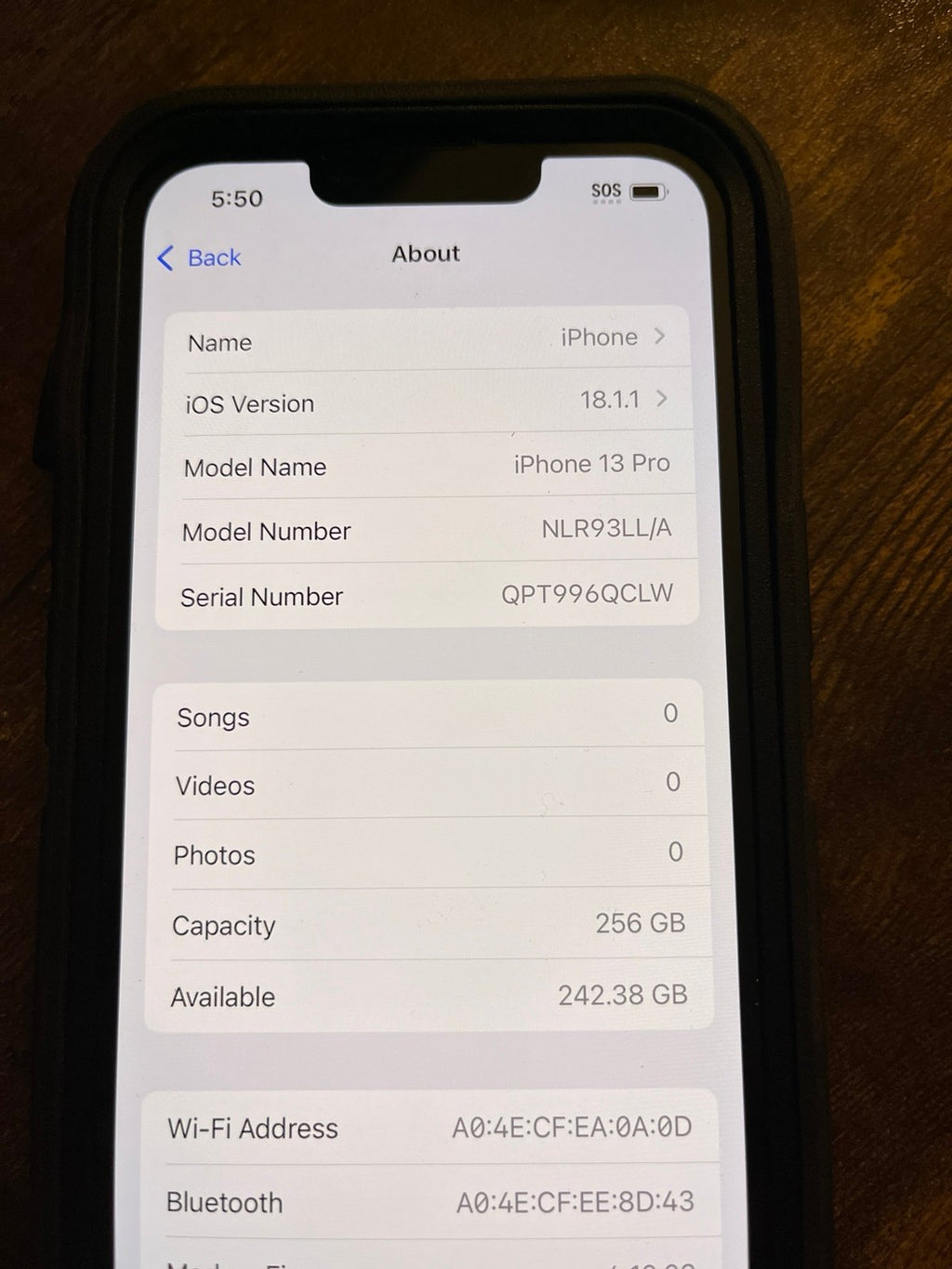 Apple iPhone 13 Pro 256 Gb - unlocked 9X86