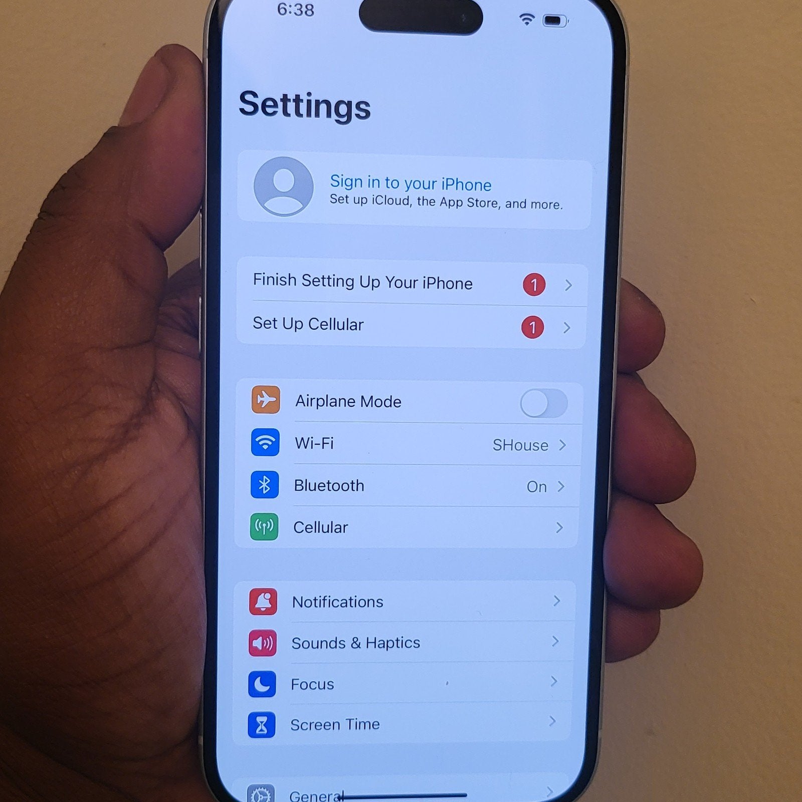 Apple iphone 15 128gb blue unlocked 5J98