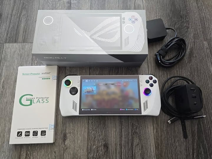 ASUS ROG Ally 7"" 120Hz FHD 1080p Gaming Handheld AMD Ryzen Z1 Extreme w/ extras 2F79