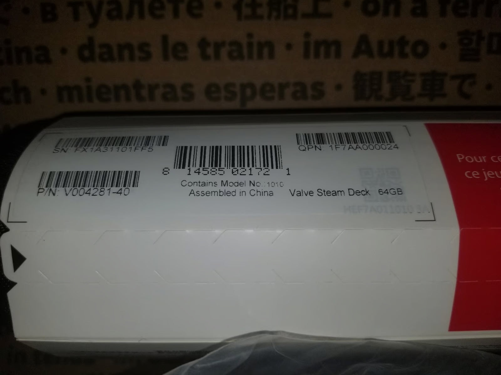 Valve Steam Deck 64 GB LCD 3M52