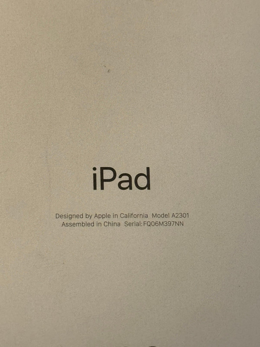 iPad Pro 3rd generation 8Q25