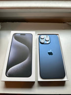 Apple iPhone 15 Pro Max / 256GB / Titanium Blue / AppleCare+ 1W75