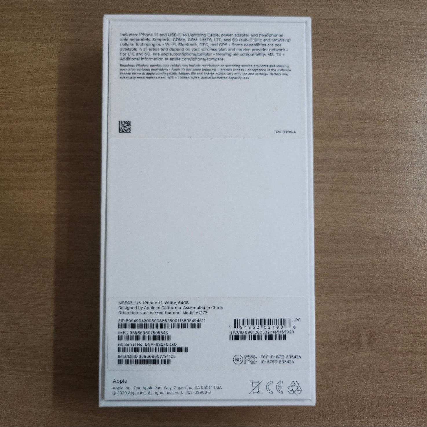 Apple iPhone 12 64 GB Unlocked 6W35