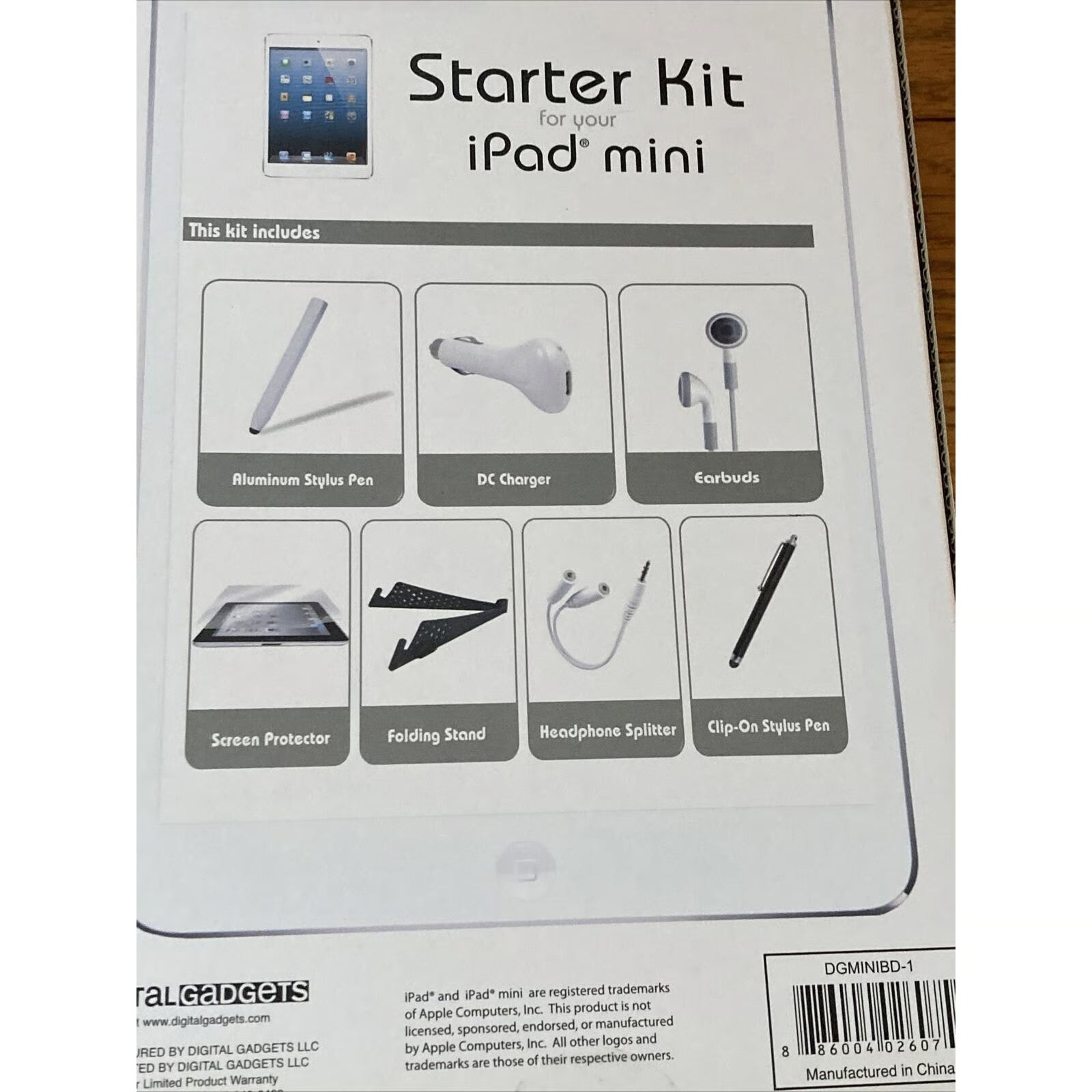 Apple iPad Mini 16GB Wi-Fi - Space Gray (MF432LL/A) Lot 5F55