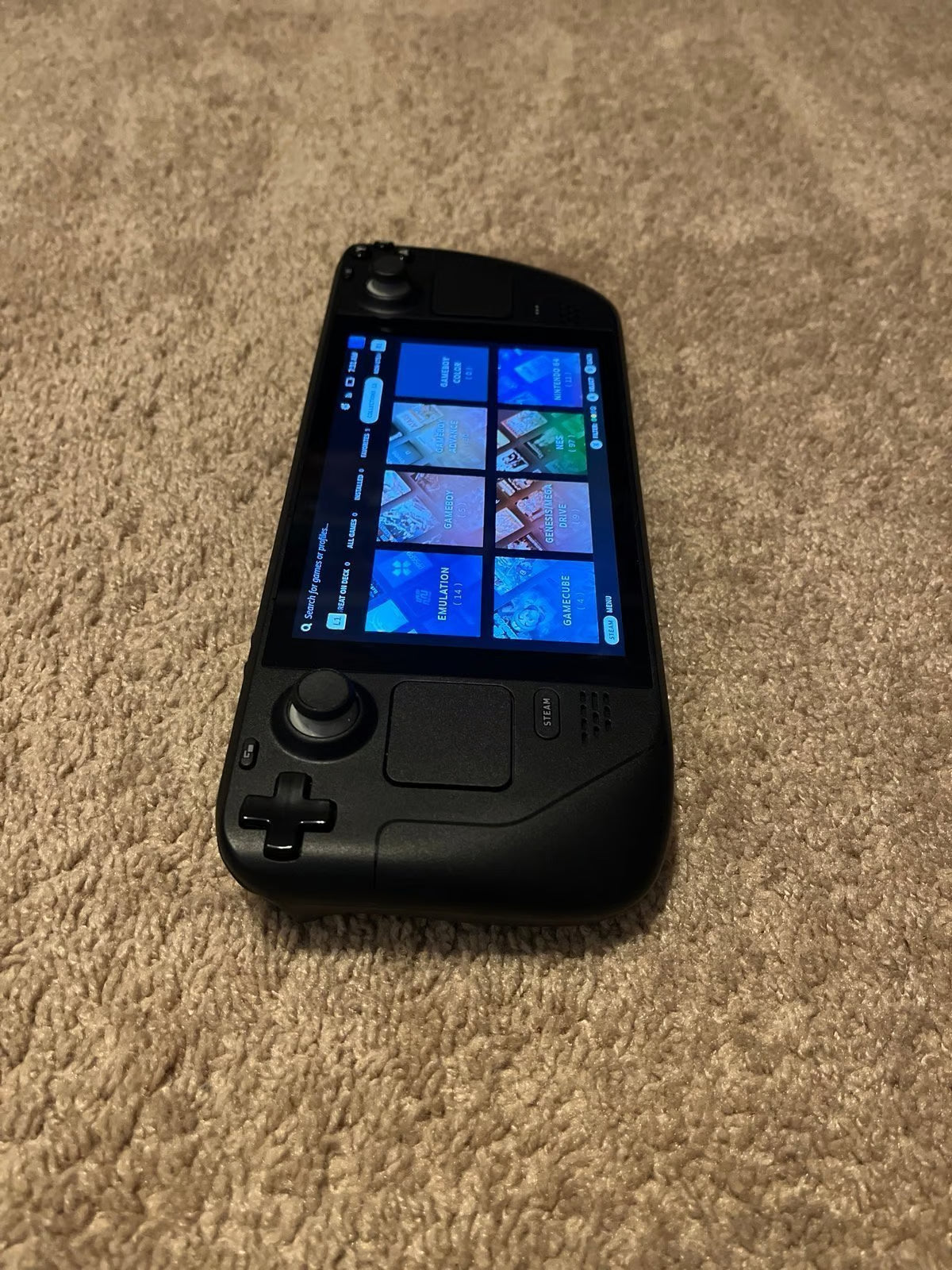 Valve Steam Deck Carrying Case Like New LCD 64GB 7U95