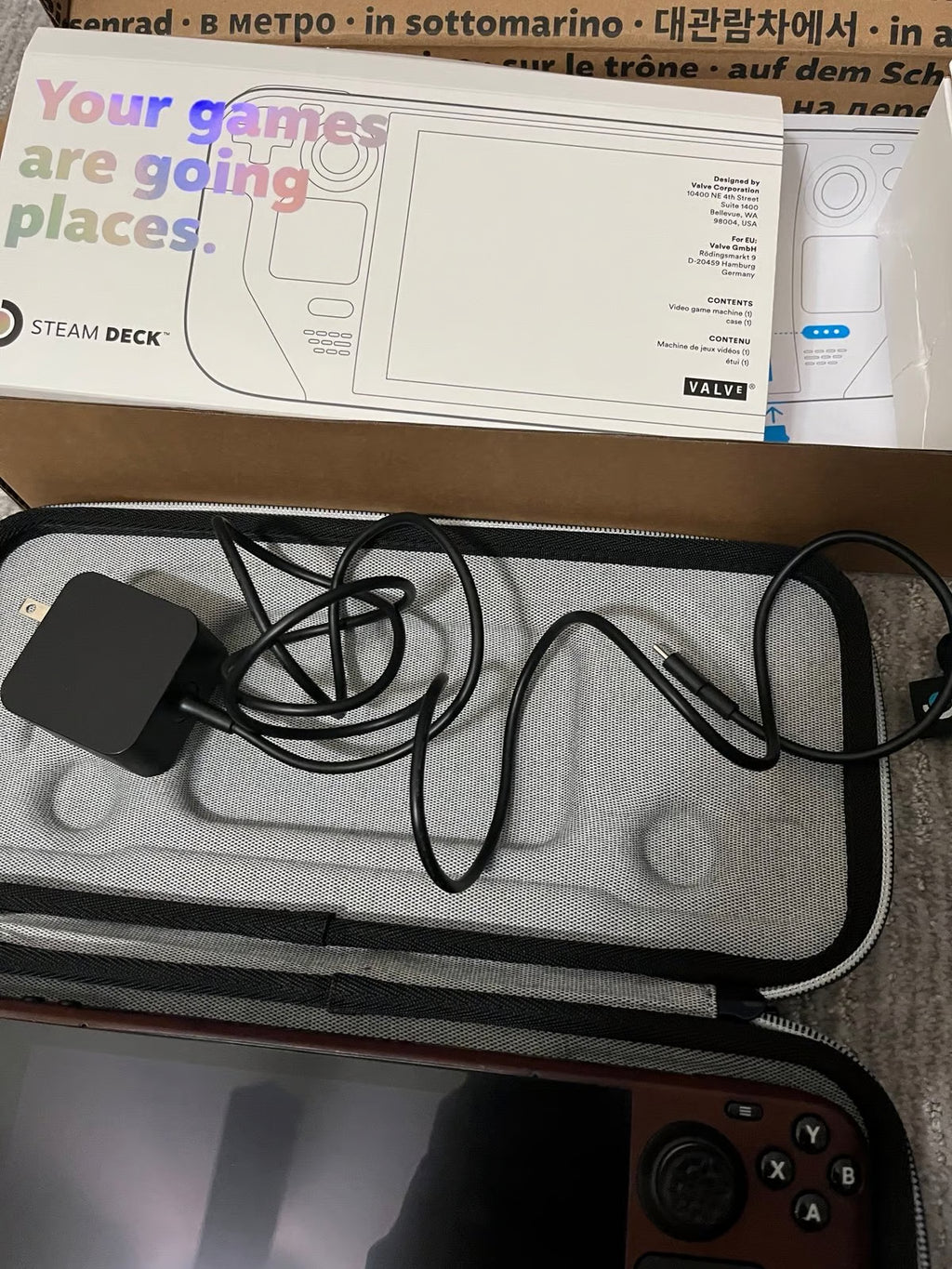 Steam Deck LCD 512gb handheld video game gaming console 2F92