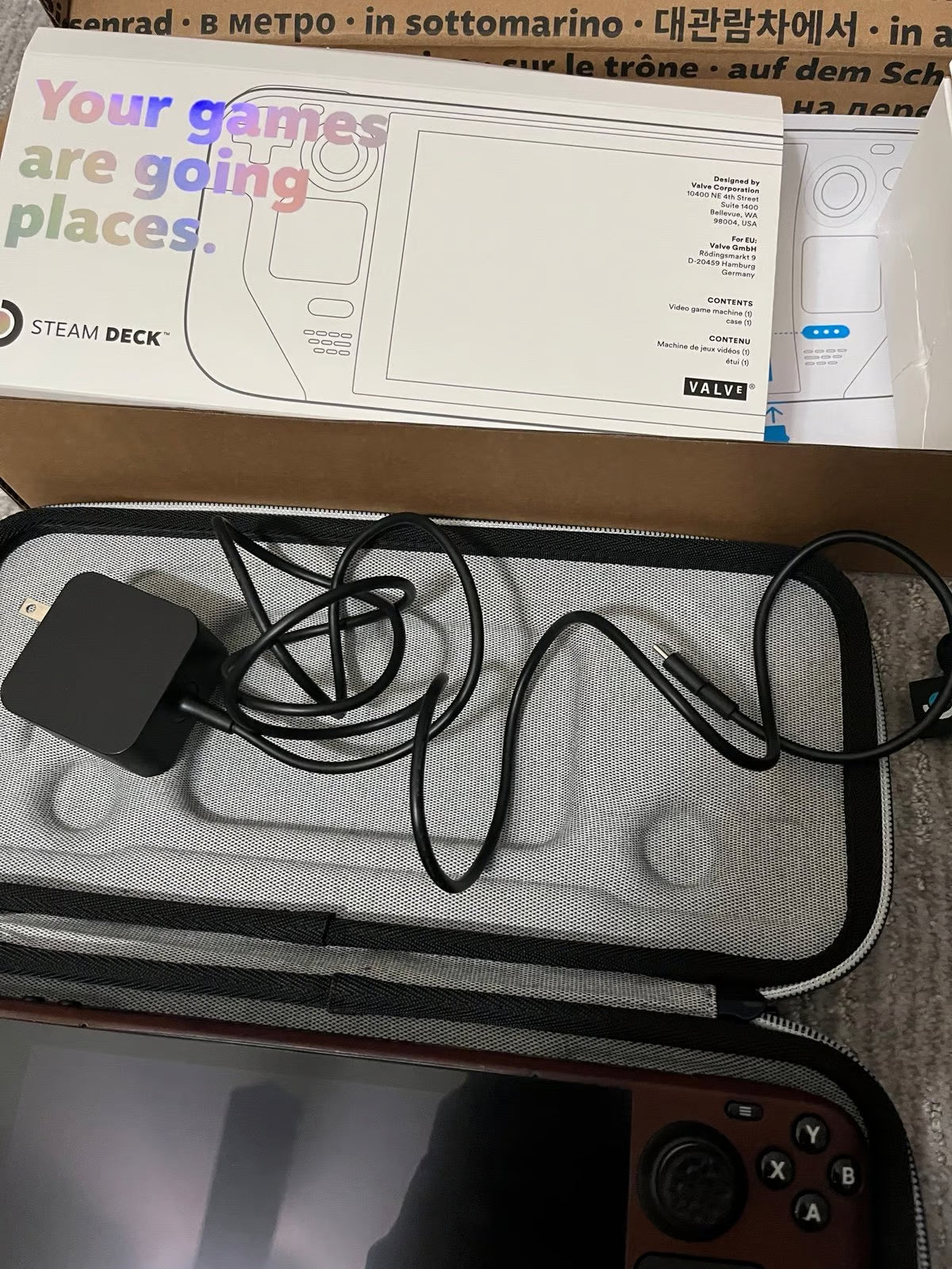 Steam Deck LCD 512gb handheld video game gaming console 2F92