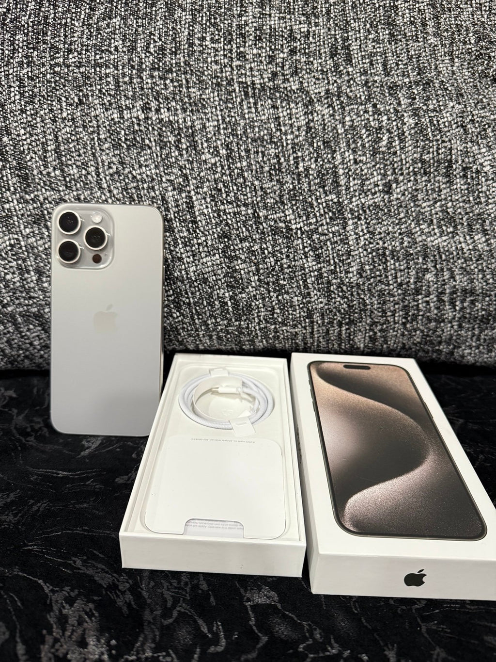 iPhone 15 Pro Max 1TB Unlocked Natural Titanium Color 7L63