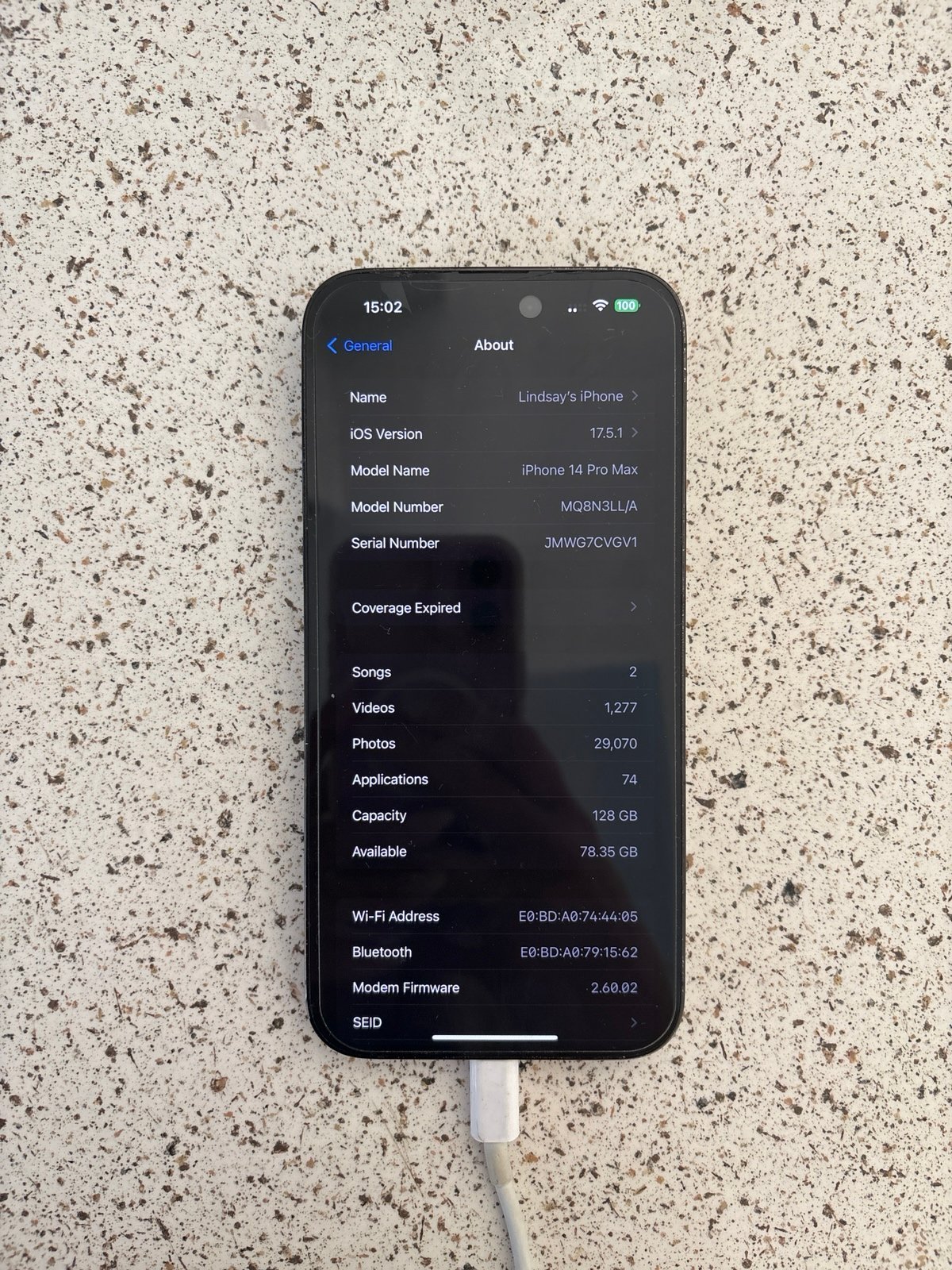 Apple iPhone 14 pro max 7U13