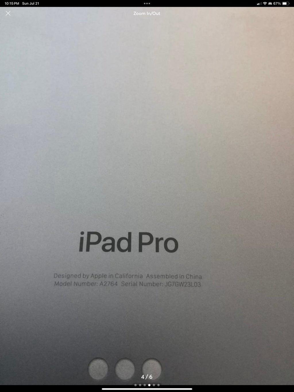 iPad Pro 6th gen 12.9 M2 Cellular Unlocked 5T28