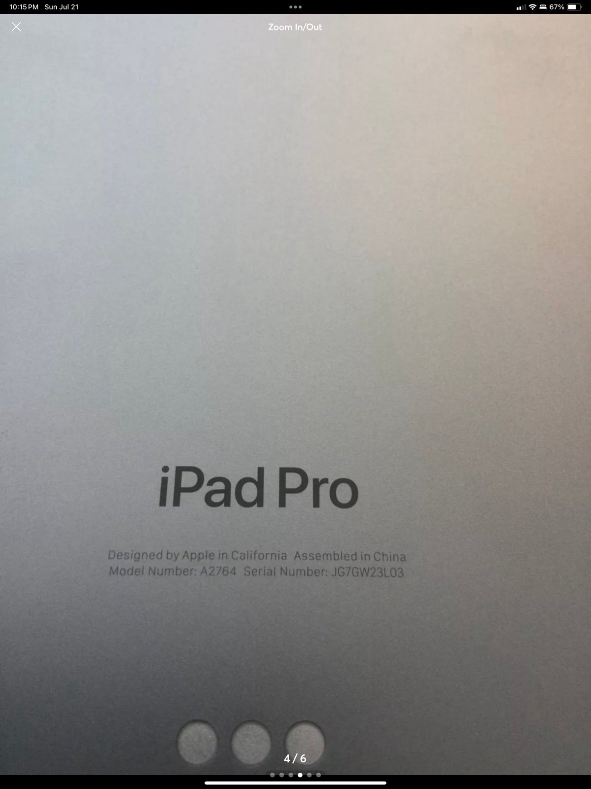 iPad Pro 6th gen 12.9 M2 Cellular Unlocked 5T28