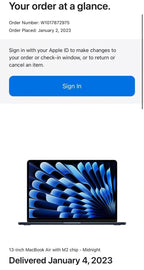 Apple MacBook Air with M2 chip 13鈥?7V69