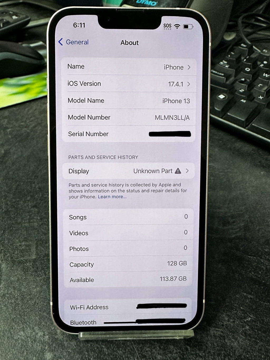 Apple iPhone 13 128 GB in Pink for Unlocked 9C56