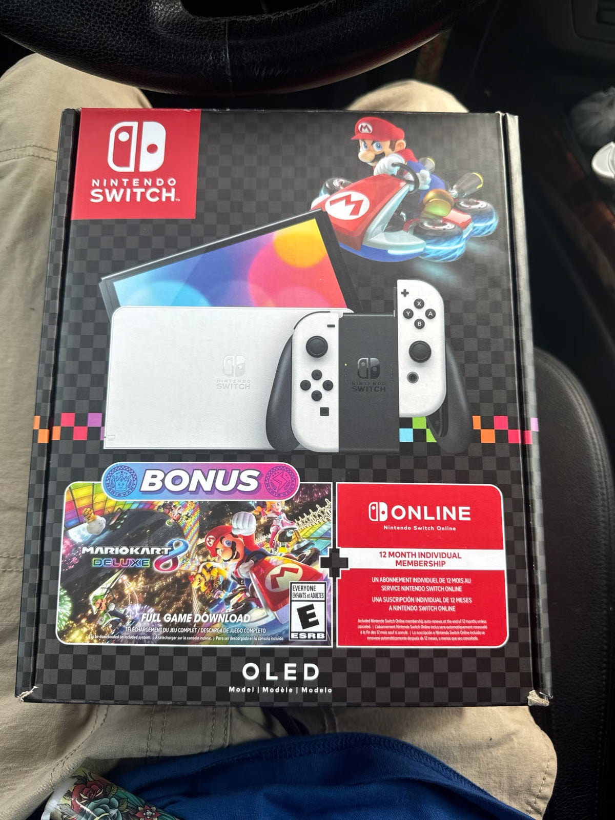 Nintendo switch oled mario edition 8G85