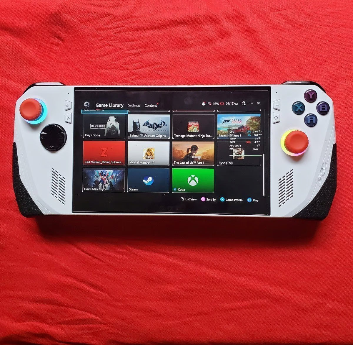 Asus ROG Ally Z1 Extreme 2Tb SSD(sd card reader works!) 1L86