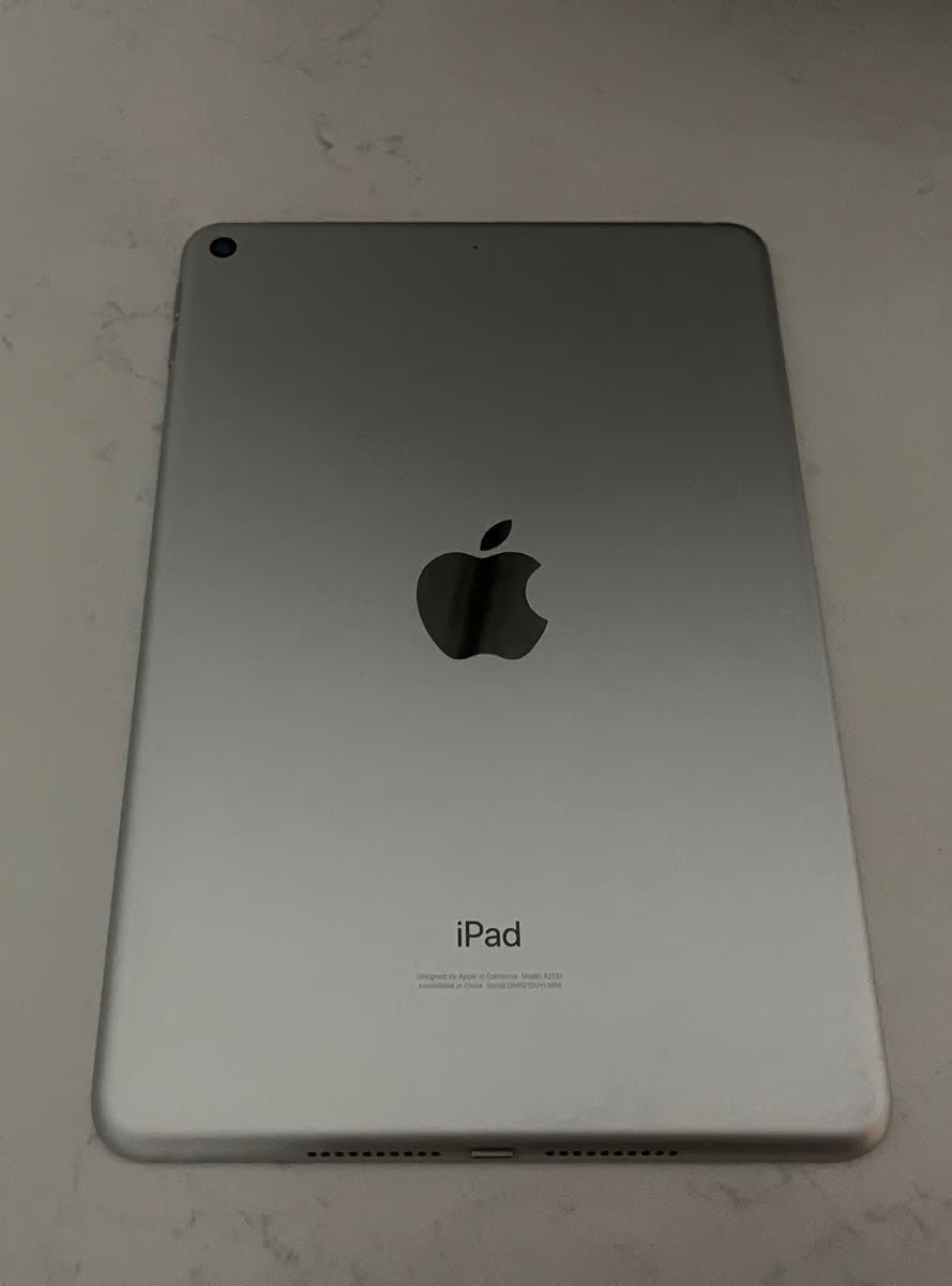 Apple iPad Mini 5th Generation 64 GB in Silver with Apple Pencil 9J36