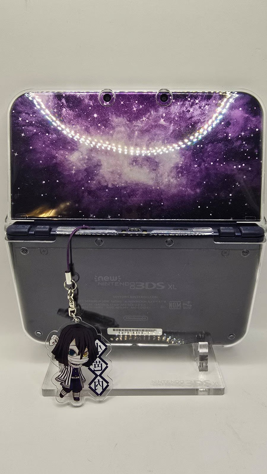 In box New Nintendo 3DS XL Galaxy Edition W/Games, charger,stylus, 128GB SD