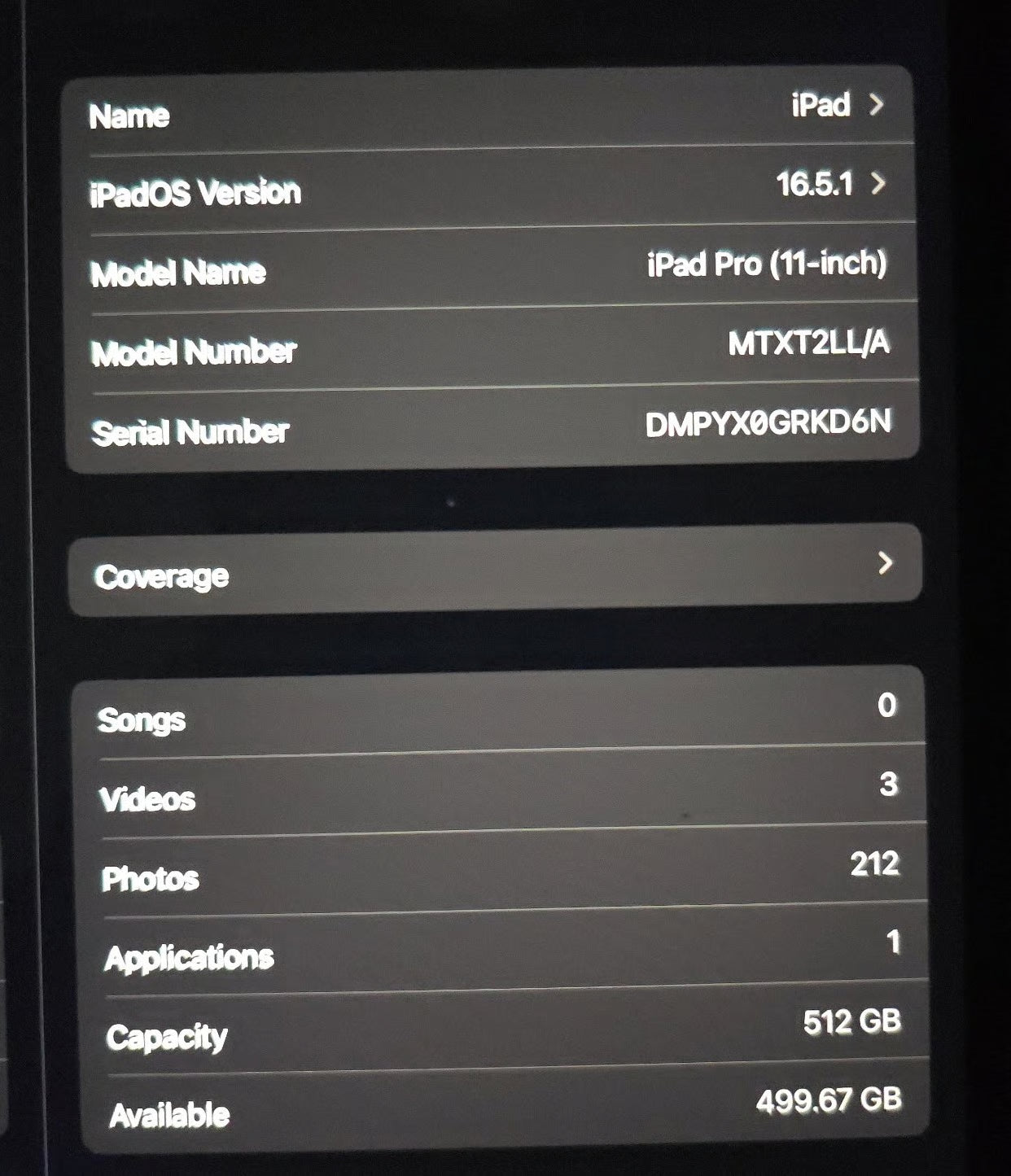 iPad Pro 11 inch (2018) 512GB Wi-Fi 6E23