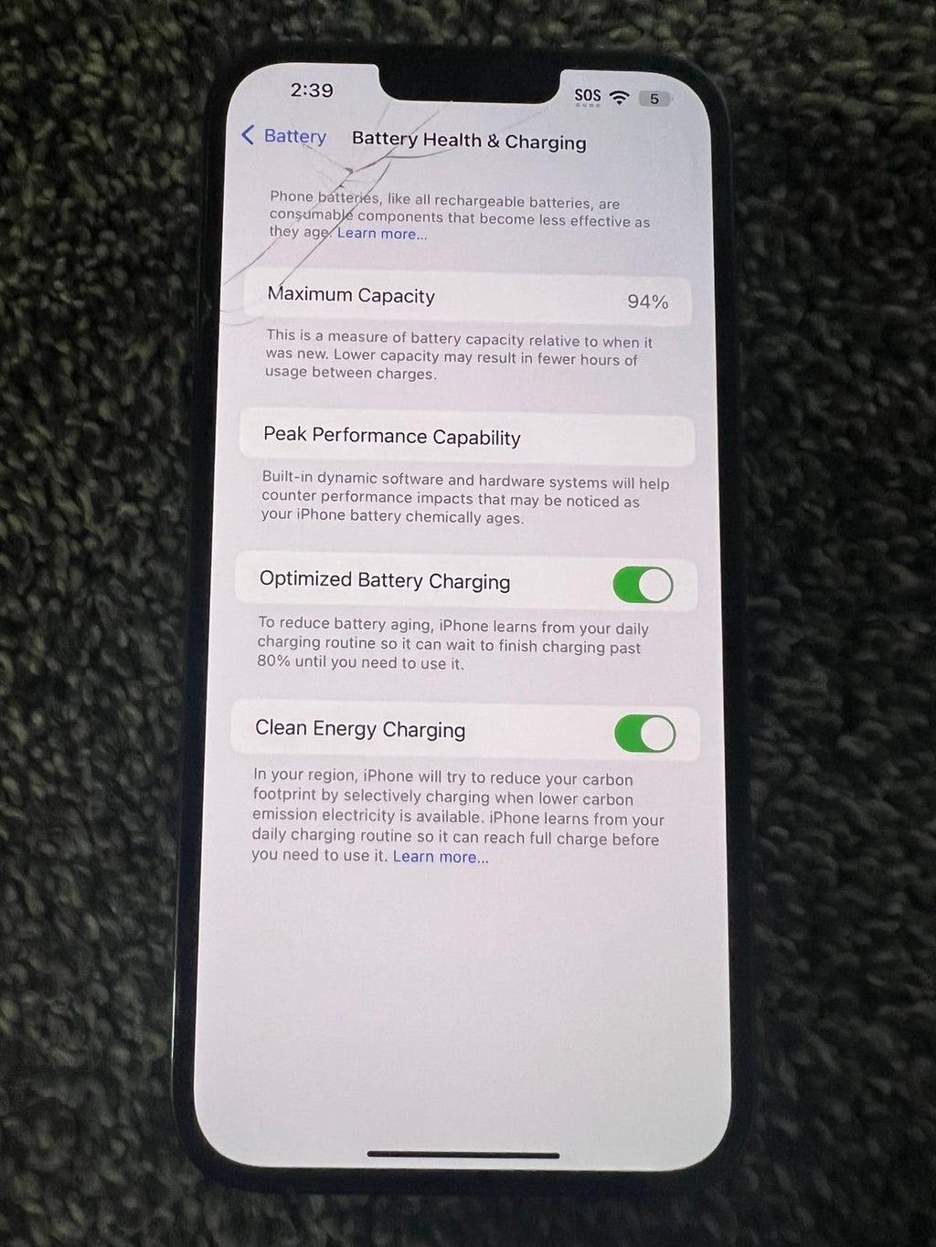 Unlocked IPhone 13 Pro Max 9G75