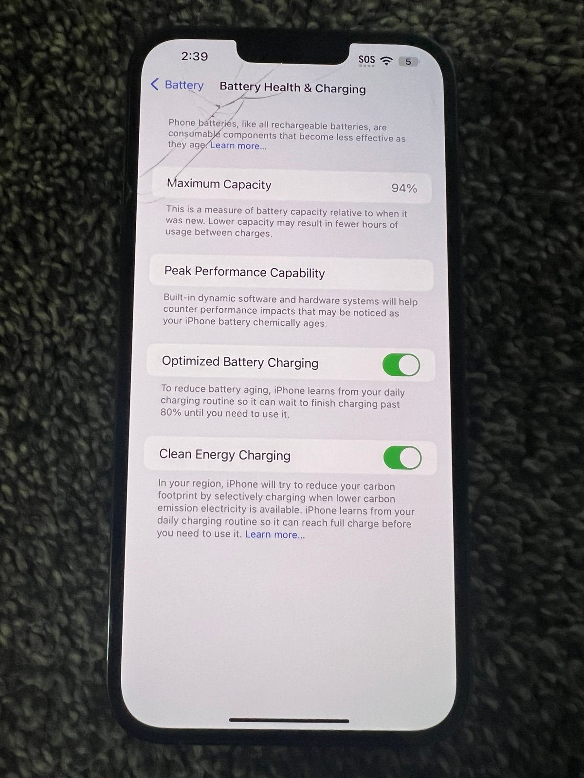 Unlocked IPhone 13 Pro Max 9G75