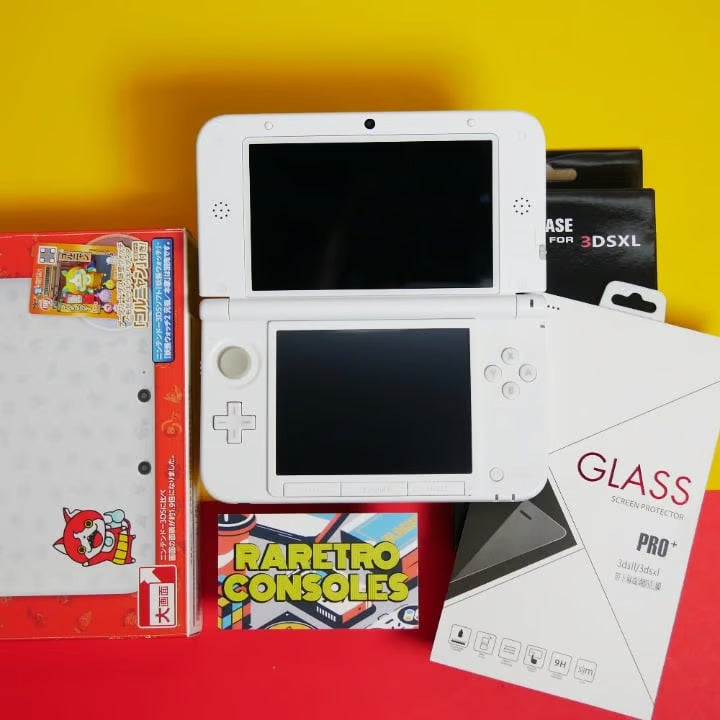 Nintendo 3DS XL Yo kai Watch Jibanyan W/ Box, Charger, Stylus, 60+ Games & More!