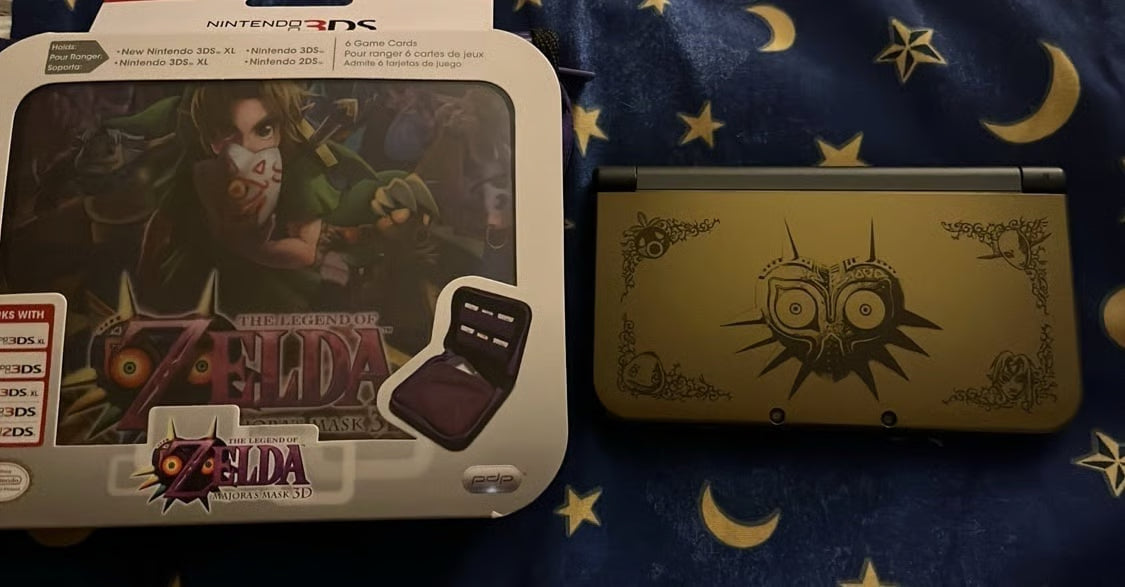 Majora鈥檚 Mask 3DS XL Legend of Zelda Limited Edition Box AND Case NINTENDO