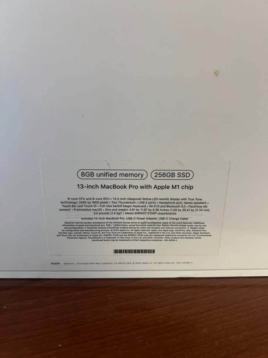 MacBook Pro M1 2020 256 GB 1S33
