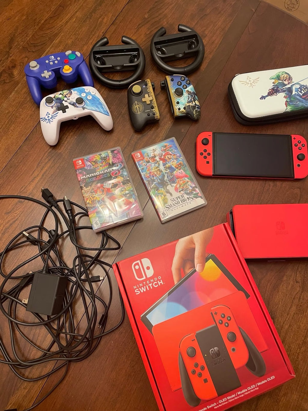 Nintendo Switch OLED Mario Red Edition Bundle 9N97