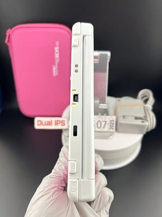 Dual IPS/ New 3DS XL Pink w 128GB SD Card/Near Mint/ 3537/ US Seller