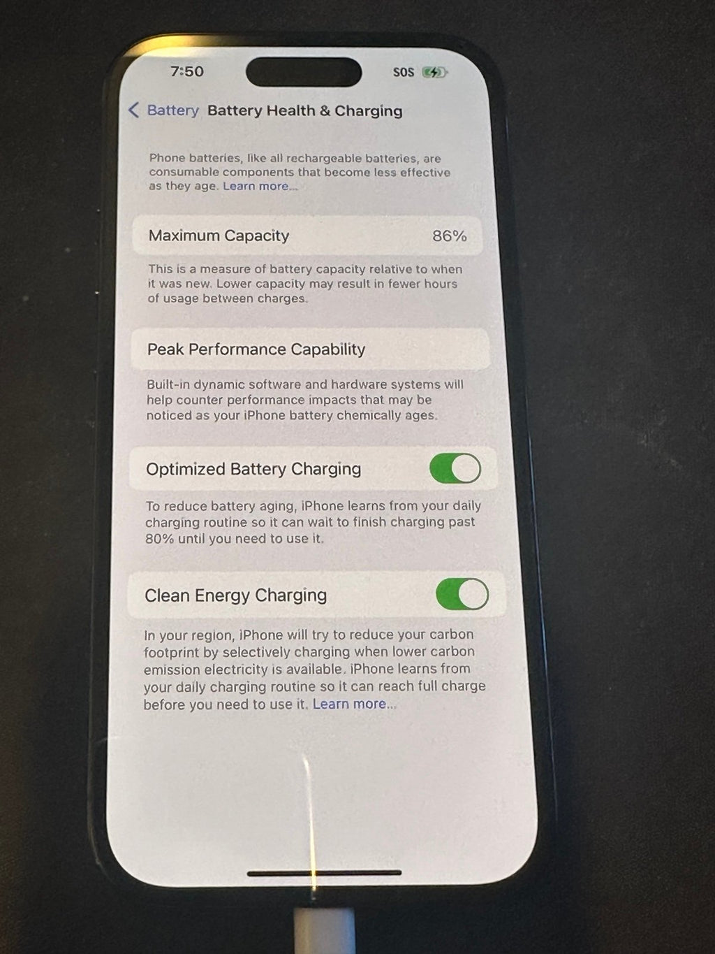 IPhone 14 Pro unlocked 256gb Black 7E67