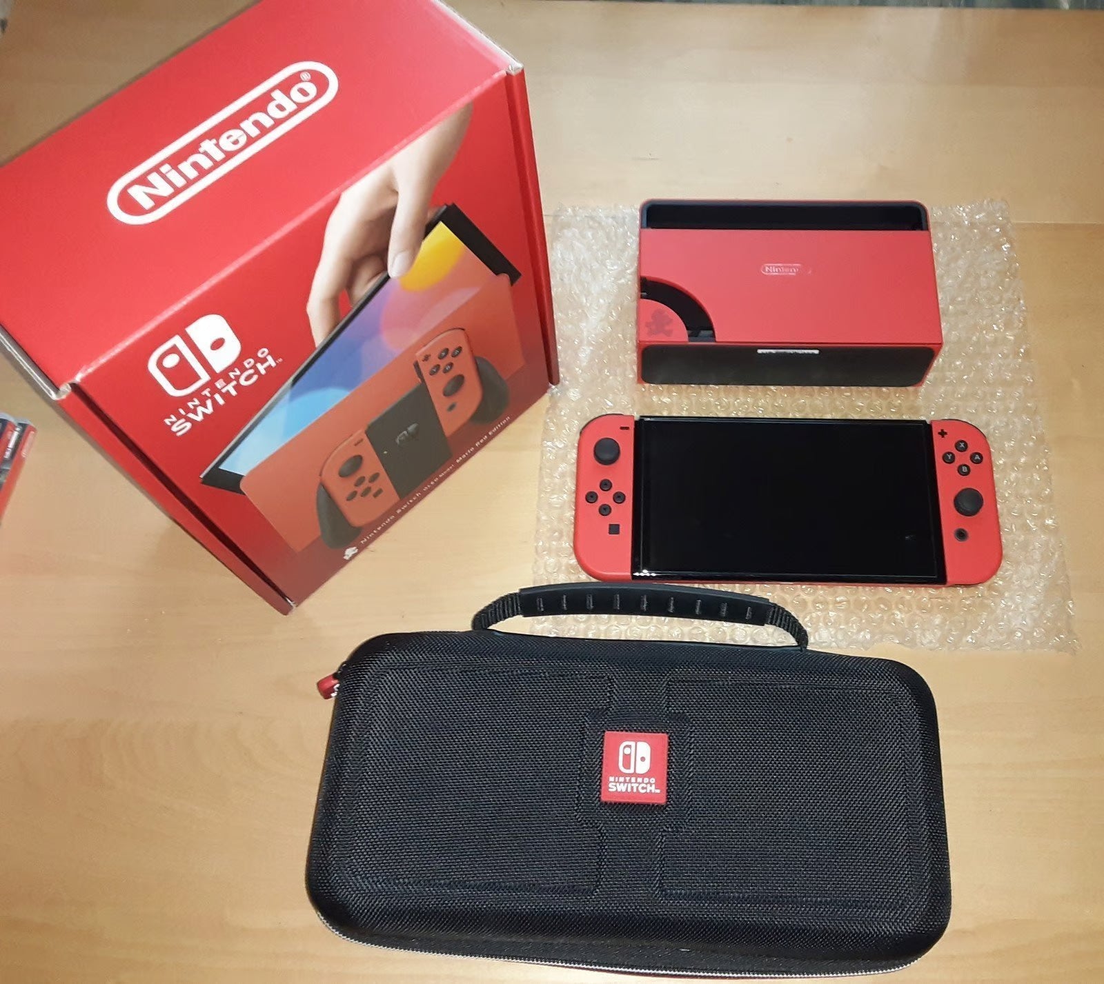 Nintendo Switch Mario Red Edition (OLED Model) HEG-001 64GB Console 1D95