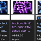 Apple MacBook Air 13 inch 256 gb 7T26