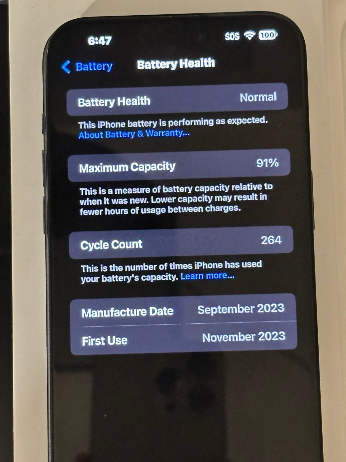 APPLE IPHONE 15 PRO MAX 512GB UNLOCKED WORLDWIDE IN MINT CONDITION TITAN BLUE 2K21