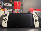 Nintendo Switch Oled Used With Nintendo Pro Controller. 3U17
