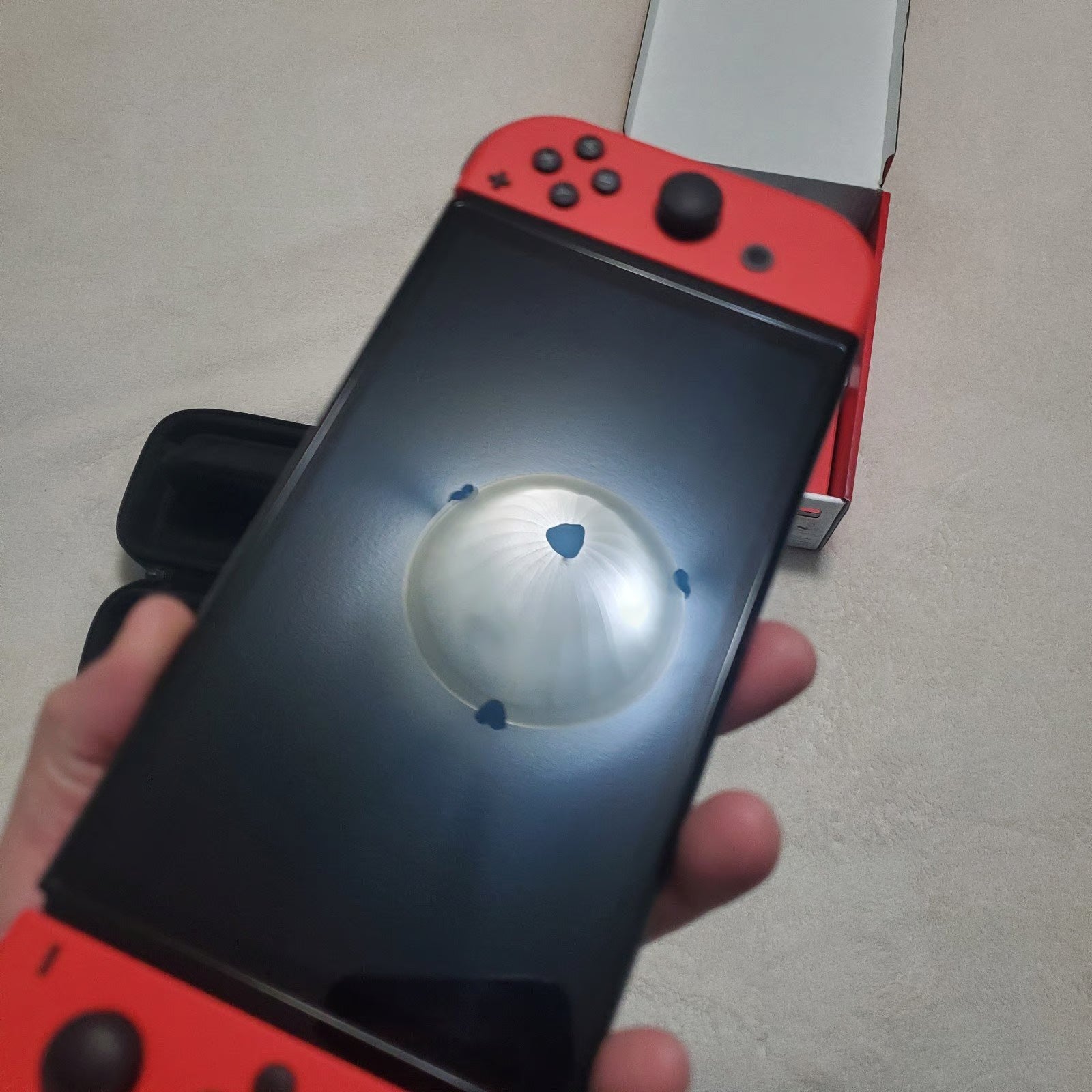 Nintendo switch oled mario with hekate rp-2040 128gb memory and all games free 1B21