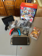 Nintendo Switch OLED system Super Smash Bros Ultimate Bundle 64gb console 6Y22