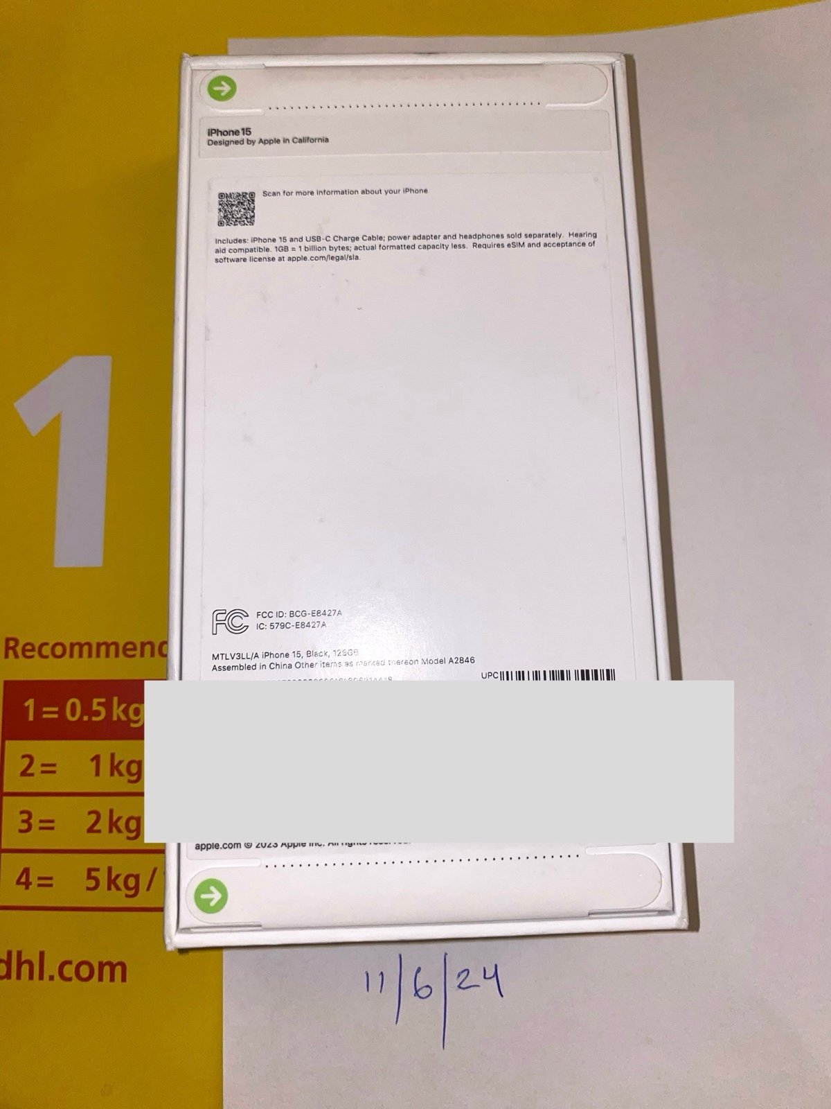 New & Unponed 128gb Apple Iphone 15 Unlocked 8P39