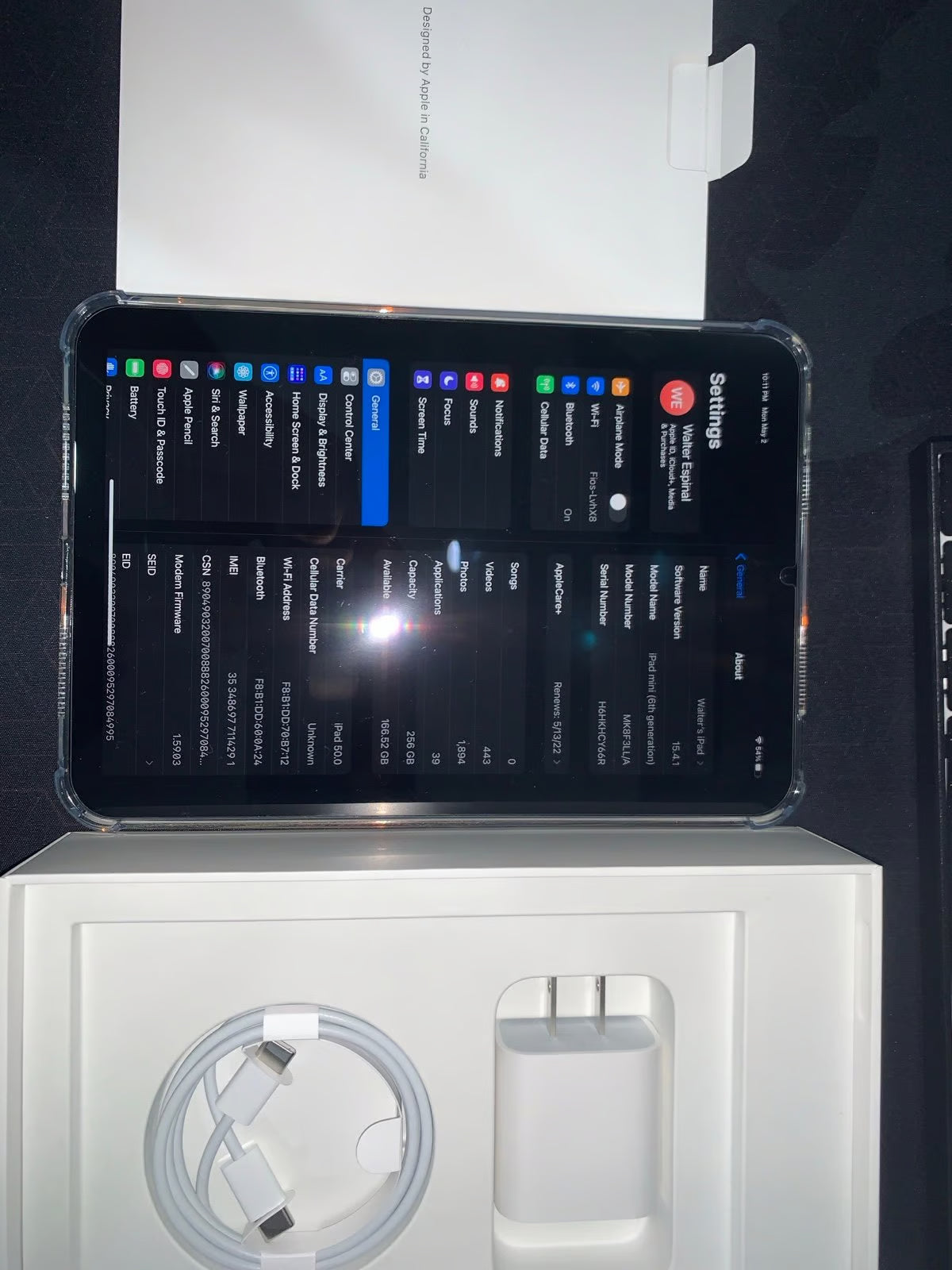 iPad Mini 256GB w/ AppleCare+ 3J92